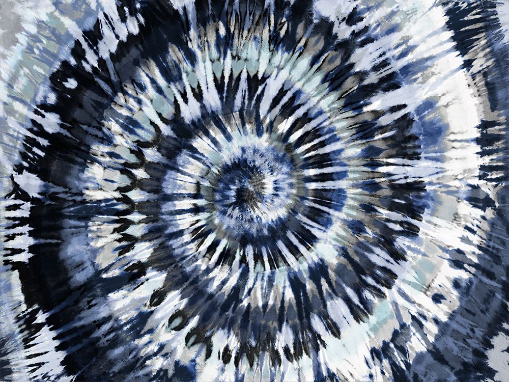Wall art: Tie Dye Indigo Blue, by Kearns, Molly