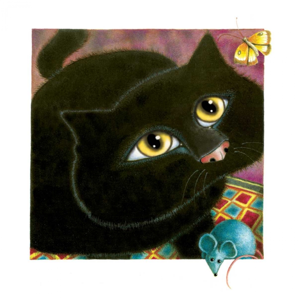 Art Print: Angels and Wings (Yellow)