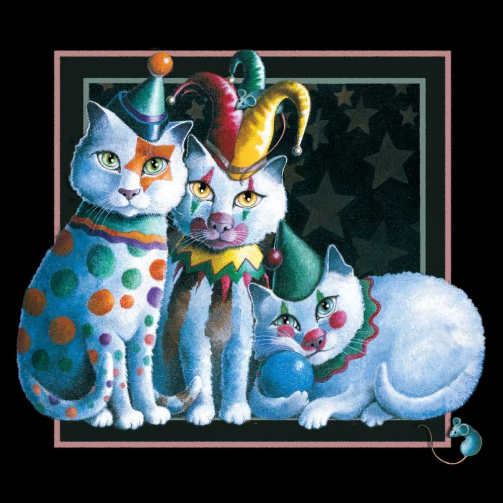 Wall art: The Performers (Black), by Seeley, Laura