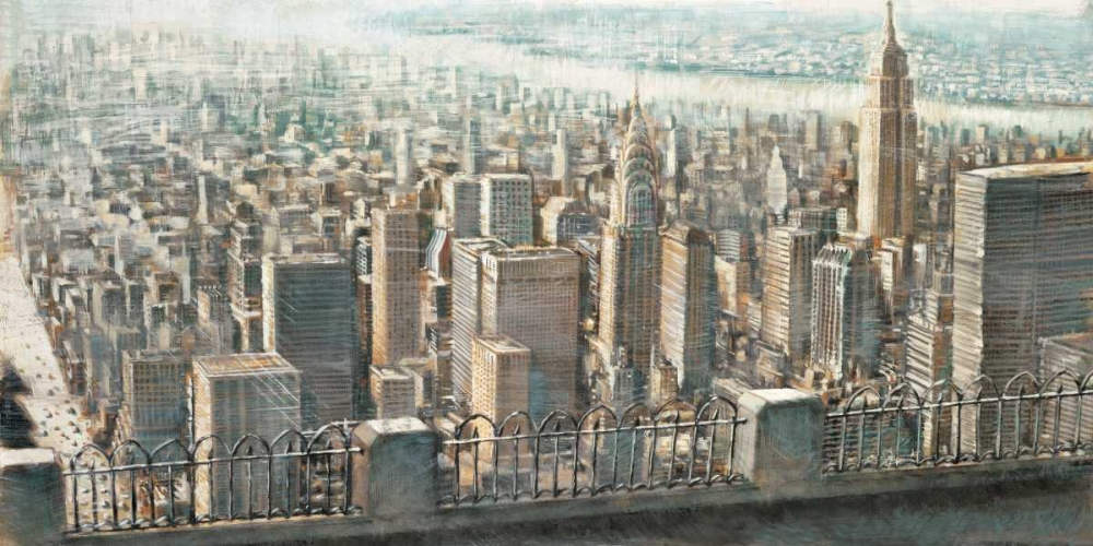 Art Print: City View of Manhattan