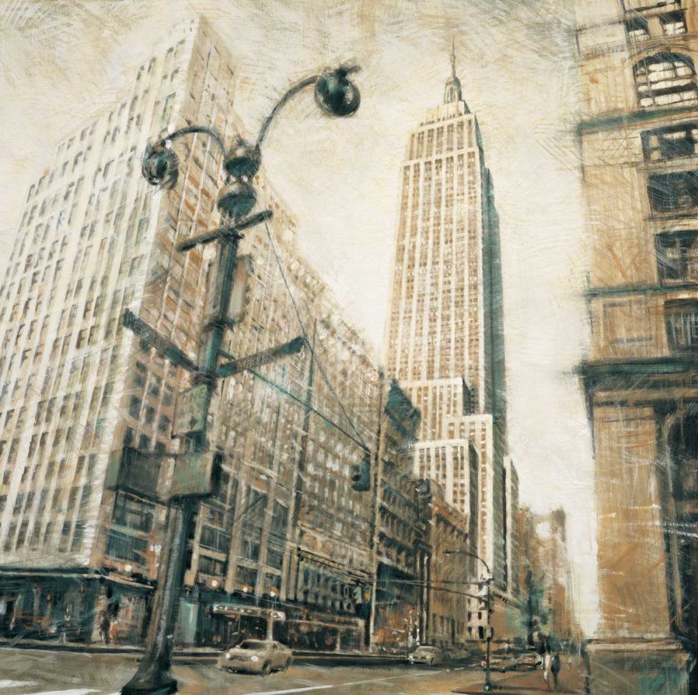 Wall Art Painting id:316619, Name: Empire State Building-Manhattan, Artist: Daniels, Matthew
