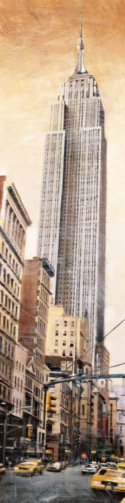 Wall Art Painting id:316625, Name: The Empire State Building, Artist: Daniels, Matthew
