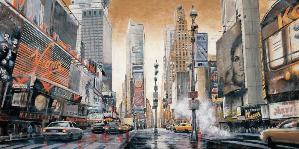 Art Print: Crossroads - Times Square