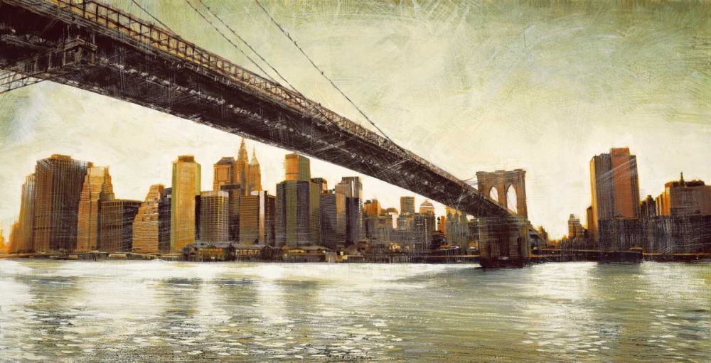 Art Print: Brooklyn Bridge View