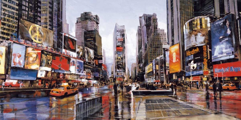Art Print: Evening in Times Square