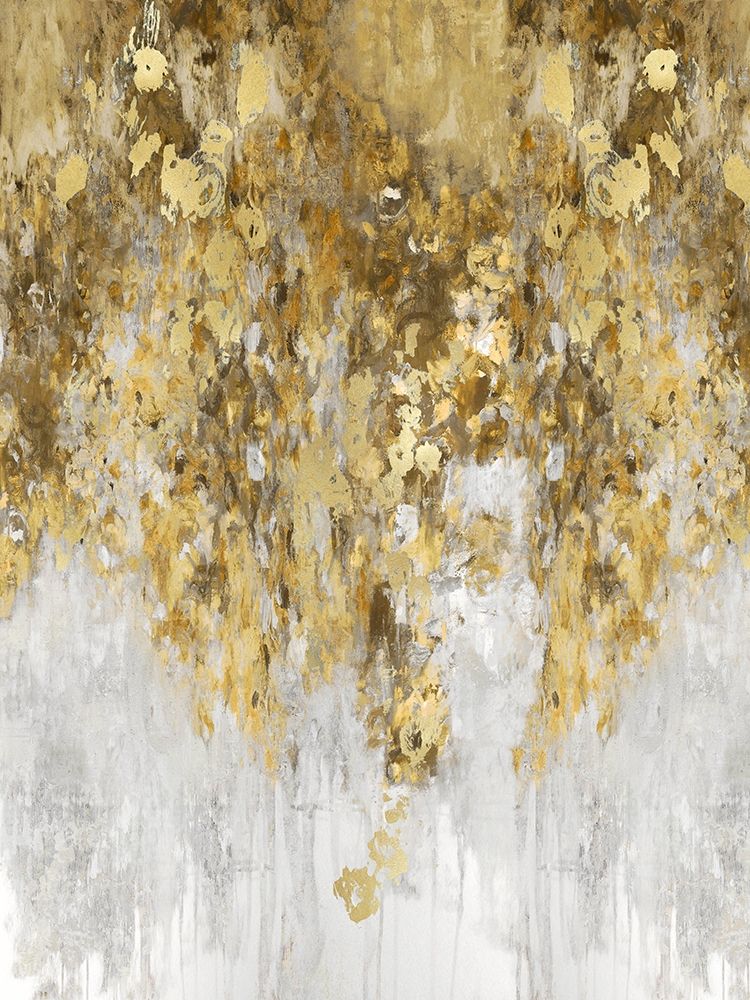 Wall Art Painting id:320302, Name: Cascade Amber and Gold, Artist: Robbins, Nikki