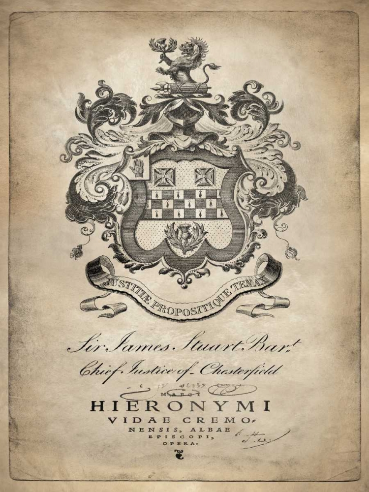 Art Print: Heraldry I