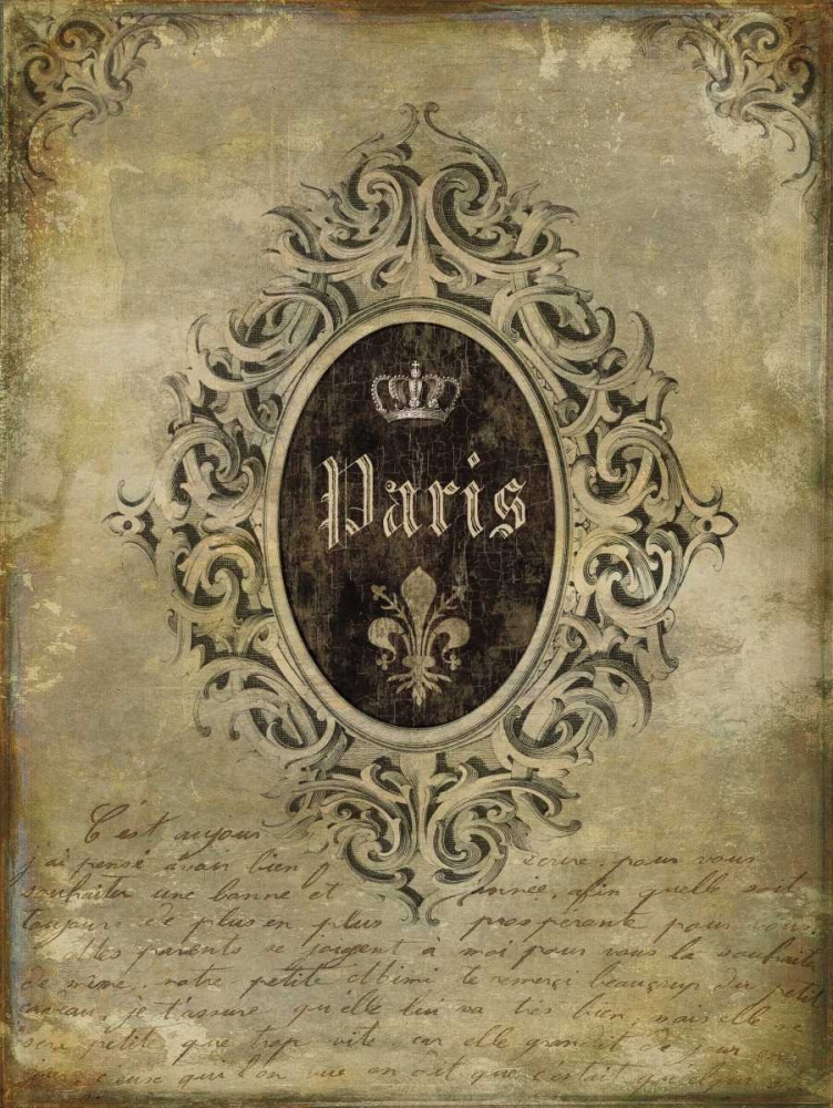 Art Print: Paris Classique I