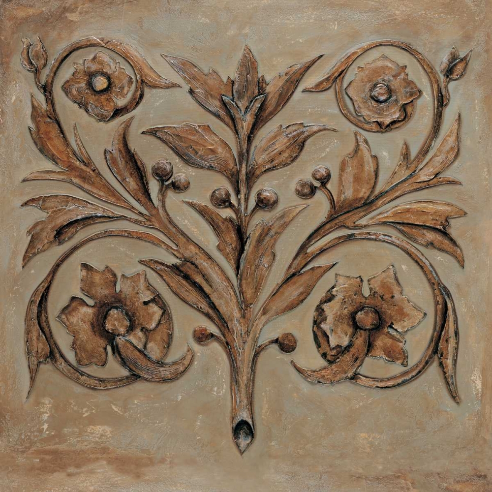 Wall art: Decorative Scroll I, by Segovia, Pablo