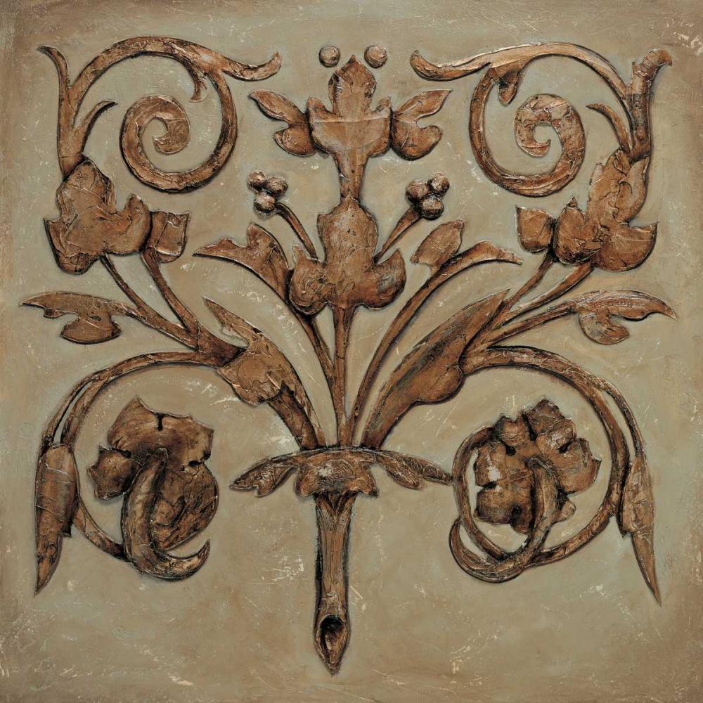 Wall art: Decorative Scroll II, by Segovia, Pablo