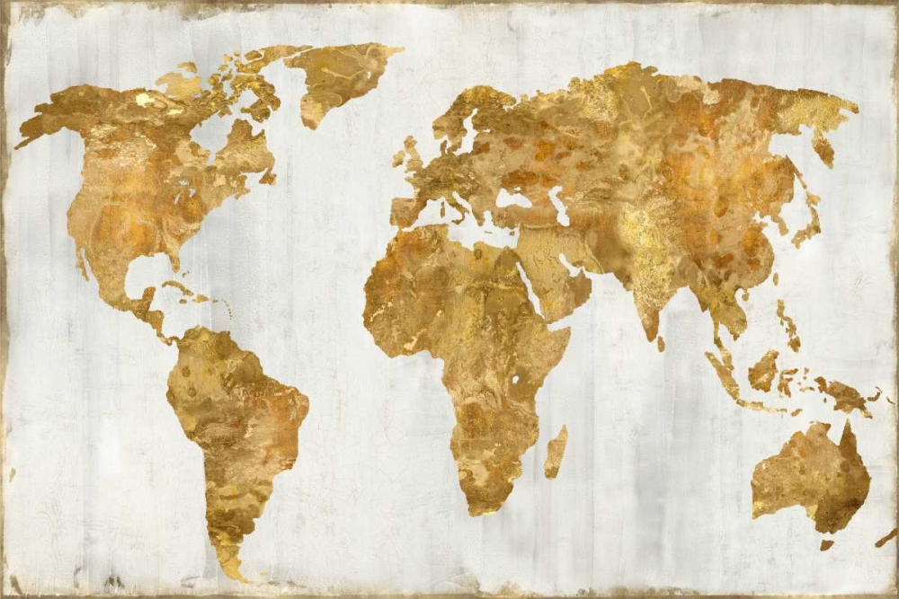Art Print: The World In Gold