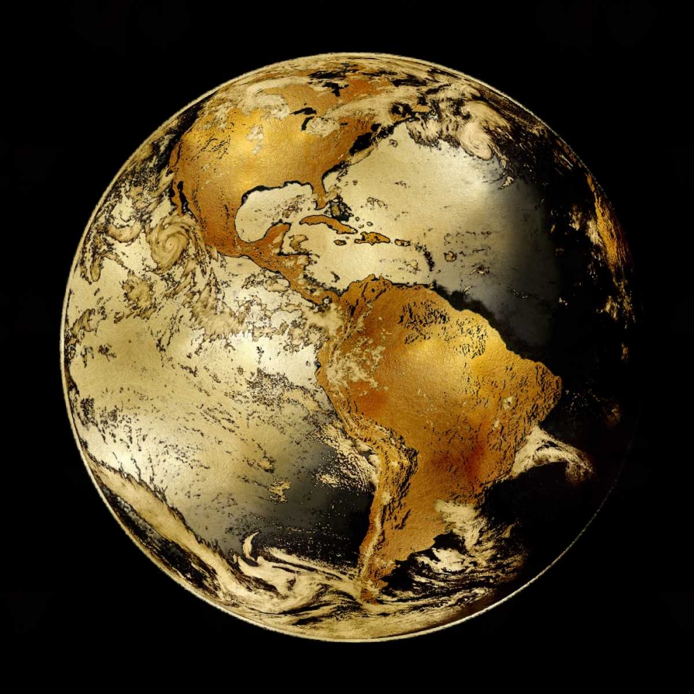 Wall art: World Turning IV, by Brennan, Russell