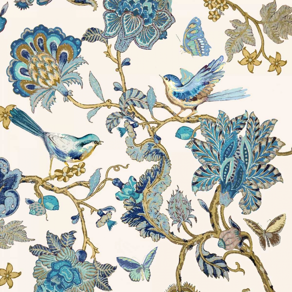 Wall Art Painting id:318371, Name: Passing Through - Teal I, Artist: Campbell, Renee