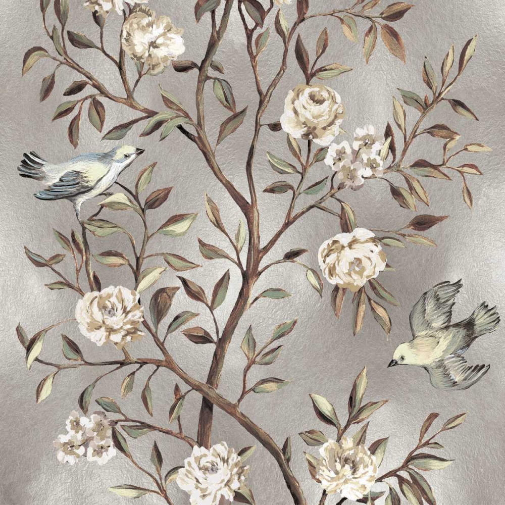 Wall Art Painting id:318374, Name: Chinoiserie II, Artist: Campbell, Renee