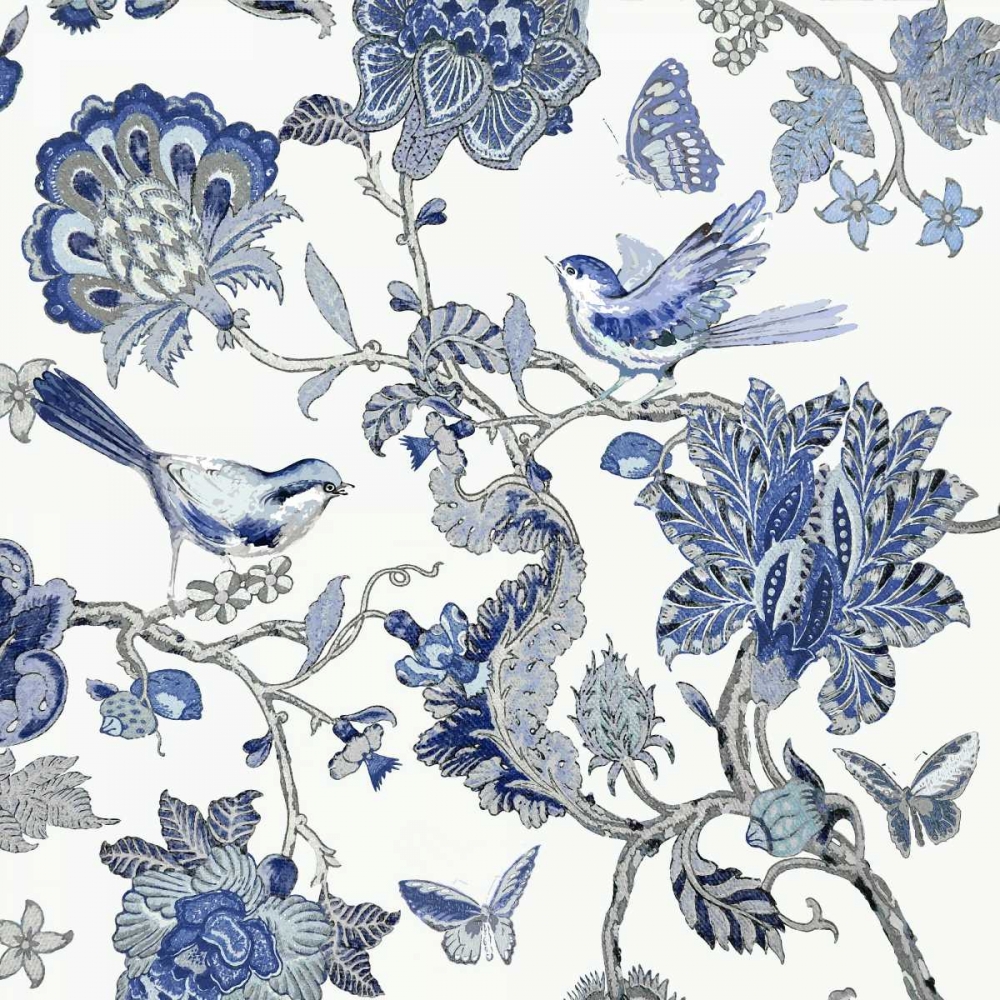 Wall Art Painting id:318386, Name: Passing Thru - Indigo I, Artist: Campbell, Renee