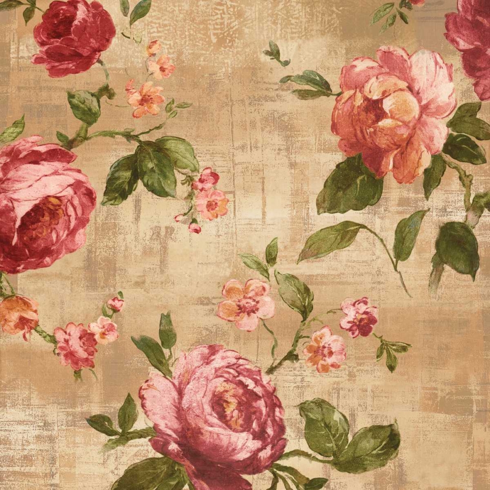 Wall art: Rose Garden II, by Campbell, Renee