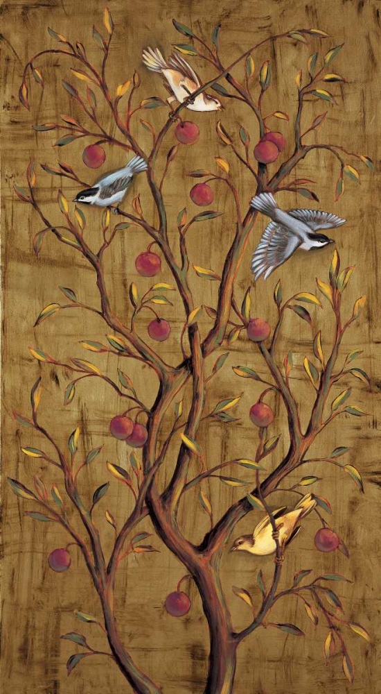 Wall Art Painting id:316868, Name: Plum Tree Panel III, Artist: Jimenez, Rodolfo