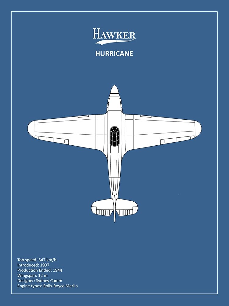 Wall art: BP Hawker Hurricane , by Rogan, Mark