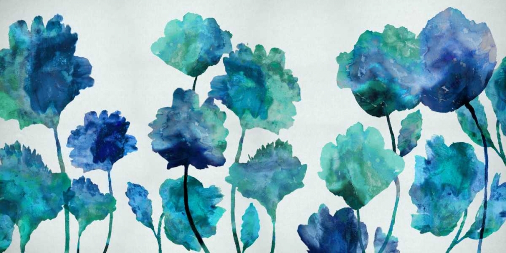 Art Print: Aqua Blossom
