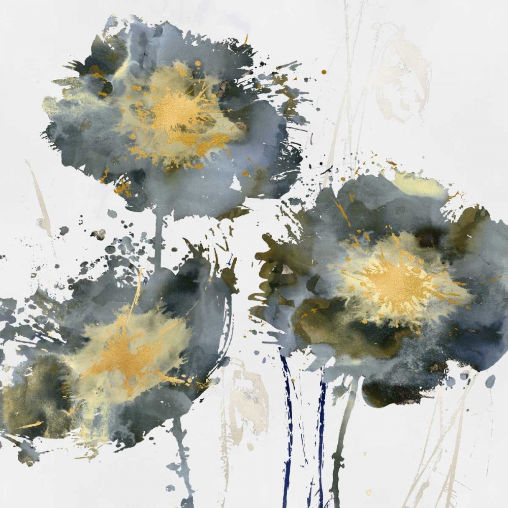Wall art: Flower Burst Trio, by Austin, Vanessa