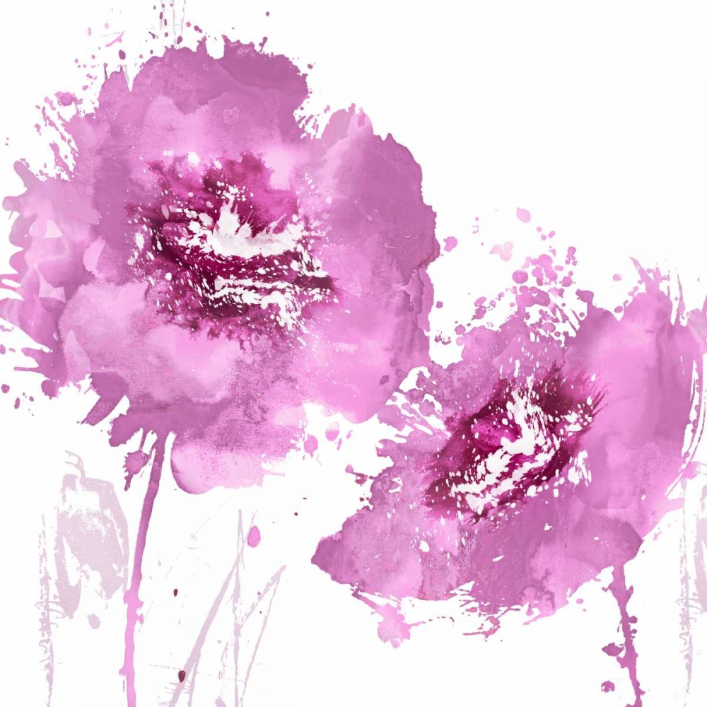Art Print: Flower Burst in Pink II