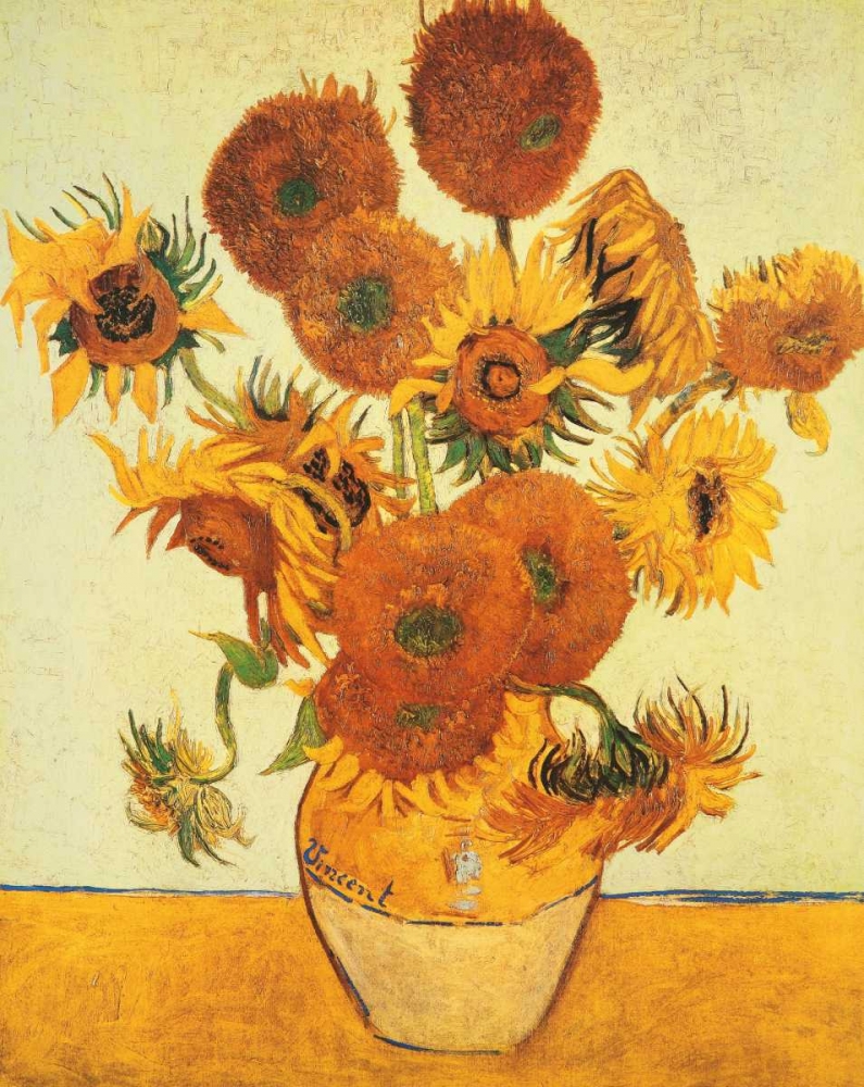 Wall art: I girasoli, by Van Gogh, Vincent