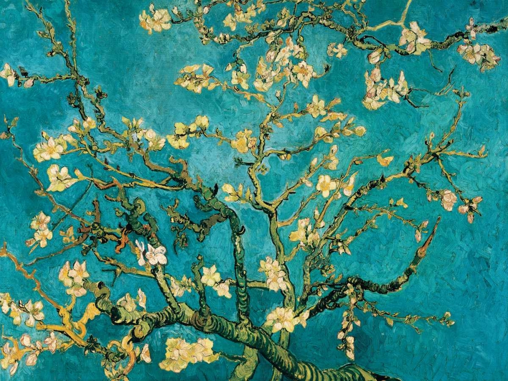 Wall art: Mandorlo in fiore, by Van Gogh, Vincent
