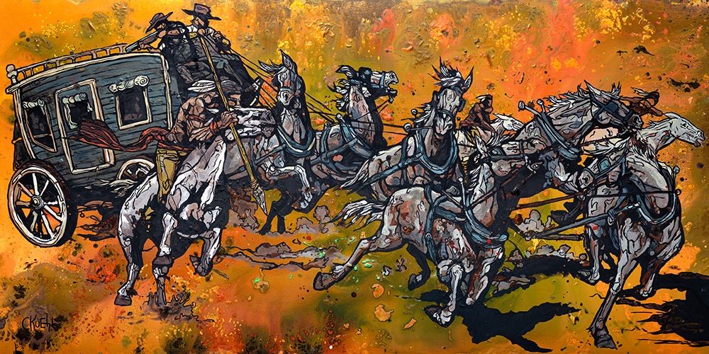 Wall Art Painting id:264040, Name: Stage Run, Artist: Kuehl, Cody