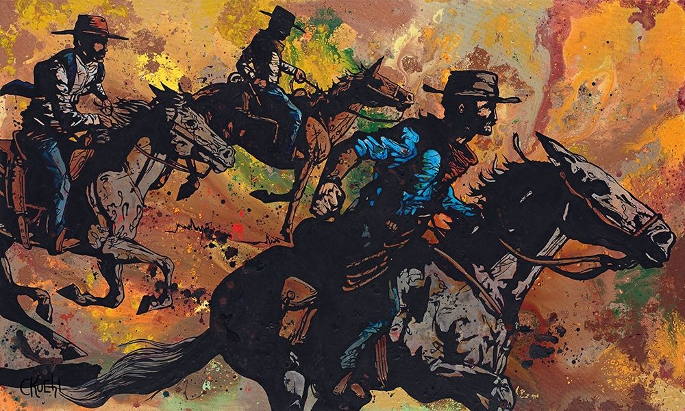 Wall Art Painting id:264036, Name: Outriders, Artist: Kuehl, Cody