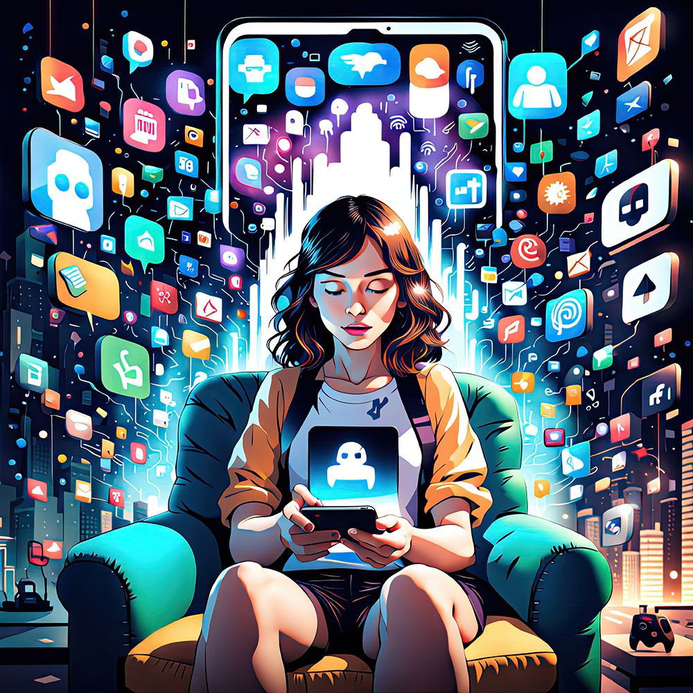 Wall art: Girl In The Clouds.jpg, by Bolokofsky, Ronald