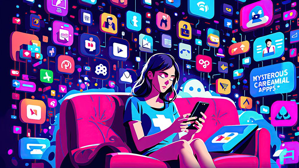 Wall art: Social Media Girl, by Bolokofsky, Ronald