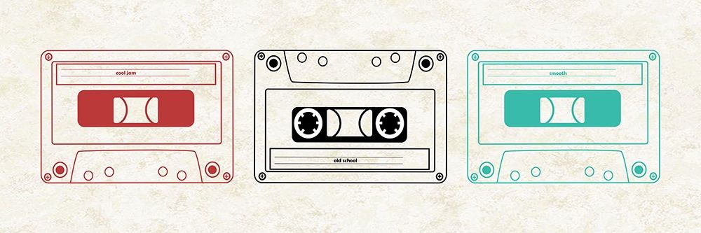 Wall Art Painting id:306138, Name: Tapes, Artist: Phillip, Jamie