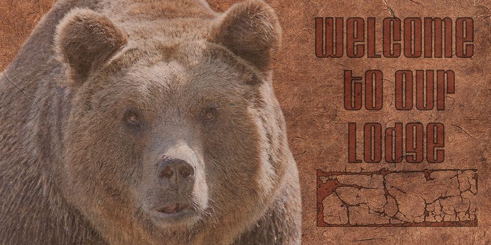 Wall Art Painting id:306202, Name: Wlcome To Our Lodge, Artist: Phillip, Jamie