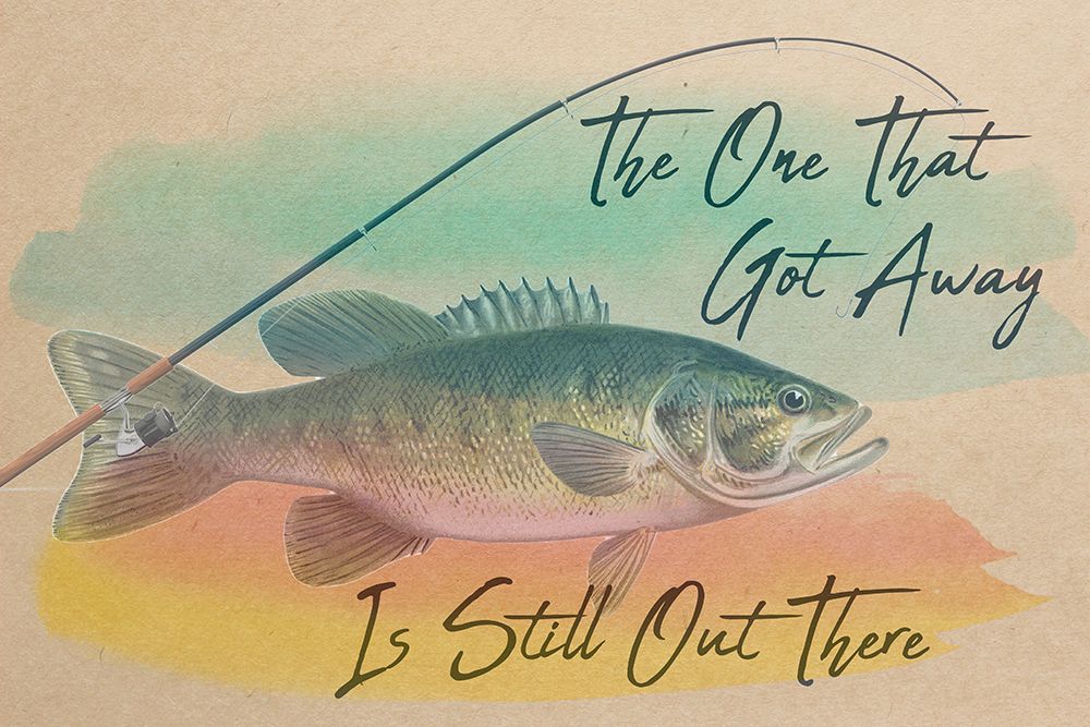 Wall Art Painting id:581597, Name: Fish Got Away, Artist: Phillip, Jamie