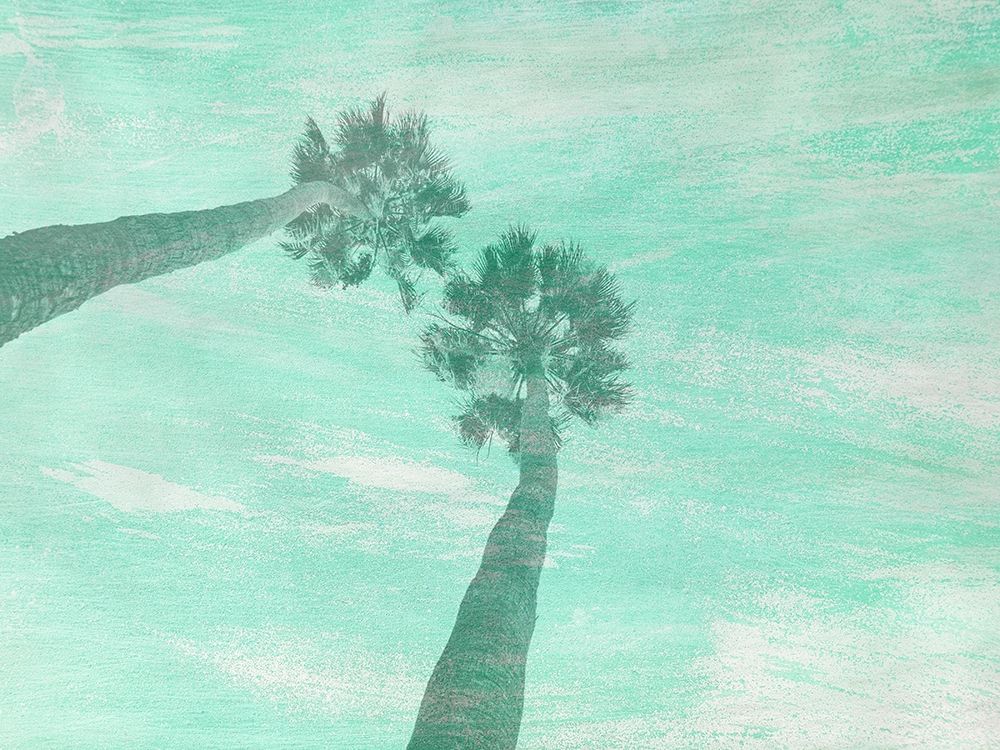 Wall Art Painting id:306282, Name: Aqua Palm, Artist: Phillip, Jamie