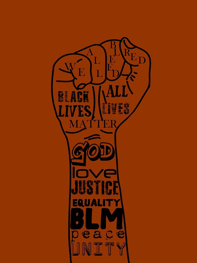 Wall art: Black Lives, by Phillip, Jamie