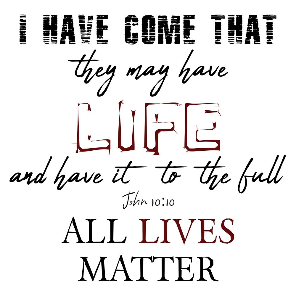 Wall art: Scripture BLM, by Phillip, Jamie