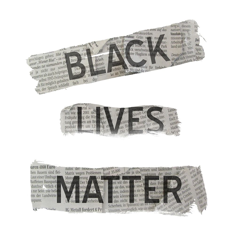 Wall art: Black Lives, by Phillip, Jamie