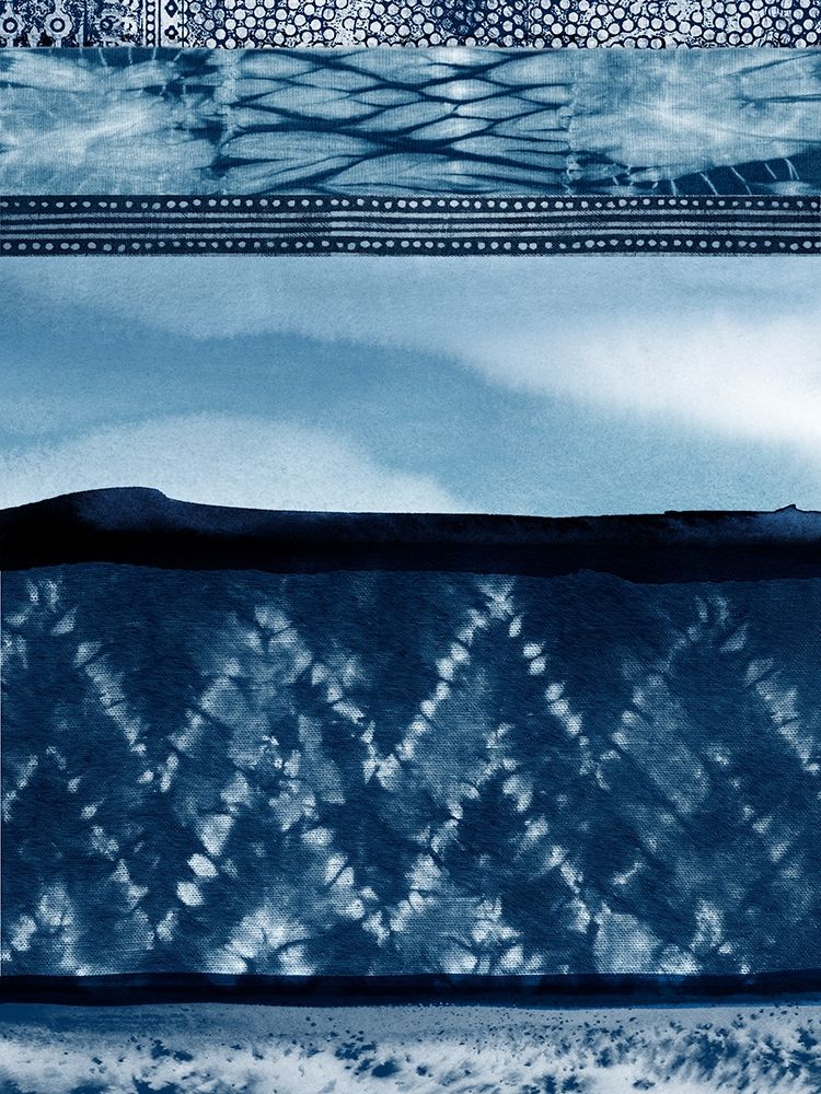 Wall art: Wabi-Sabi Indigo, by Urban Road