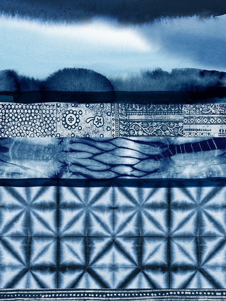 Wall art: Haiku Indigo, by Urban Road