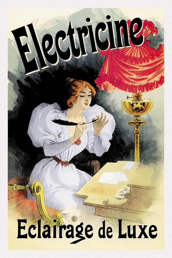 Art Print: Electricine - Eclairage de Luxe