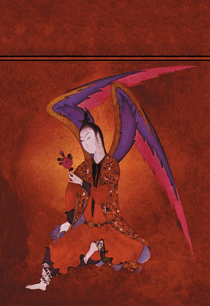 Wall Art Painting id:345433, Name: An Angel of Islam, 1934, Artist: McIntosh, Frank