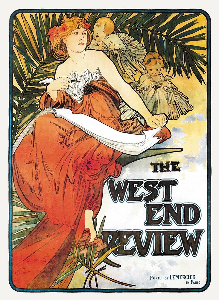 Wall Art Painting id:344860, Name: The West End Review, 1898, Artist: Mucha, Alphonse