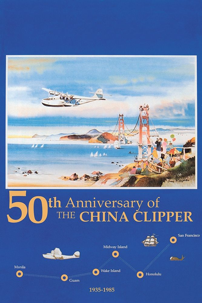 Wall Art Painting id:347109, Name: 50th Anniversary of the China Clipper, Artist: Unknown