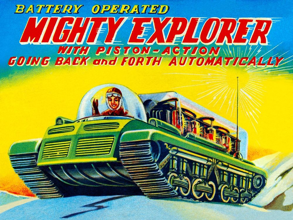 Art Print: Mighty Explorer with Piston Action