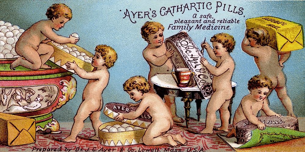Art Print: Ayers Cathartic Pills