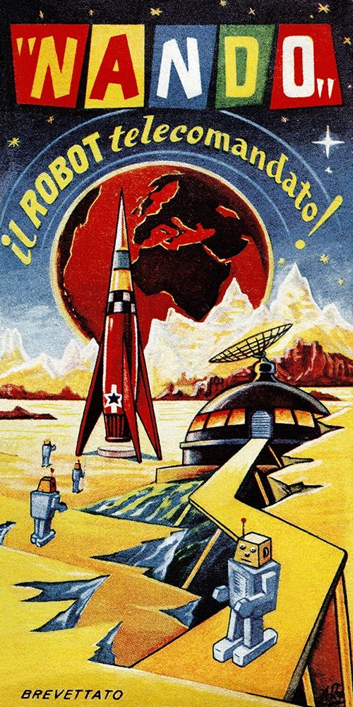 Art Print: Nando - Il Robot a Telecomando