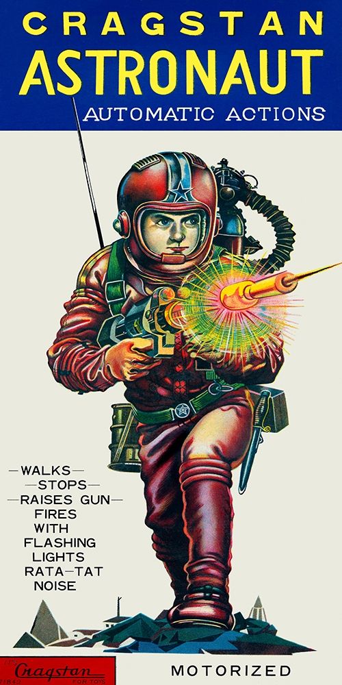 Art Print: Cragstan Astronaut Automatic Actions