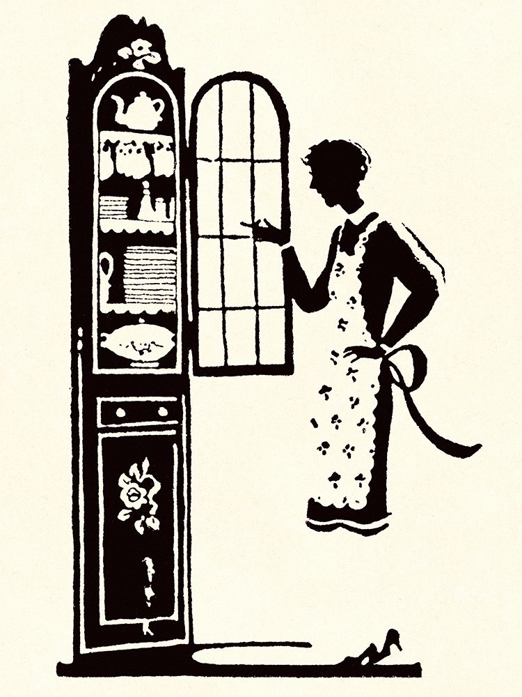 Art Print: At the Vitrine