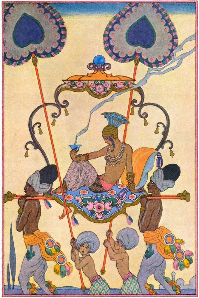 Wall Art Painting id:345523, Name: India, Artist: Barbier, Georges